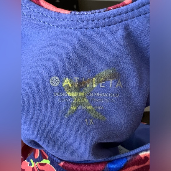 Athleta - Conscious Crop - D-DD - NWT - Blue Multi - 1) S, 1) M - Picture 6 of 16